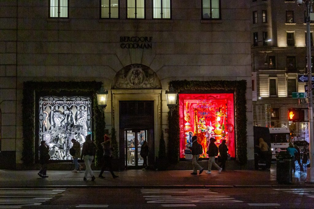 Bergdorf Goodman Holiday Windows 2018